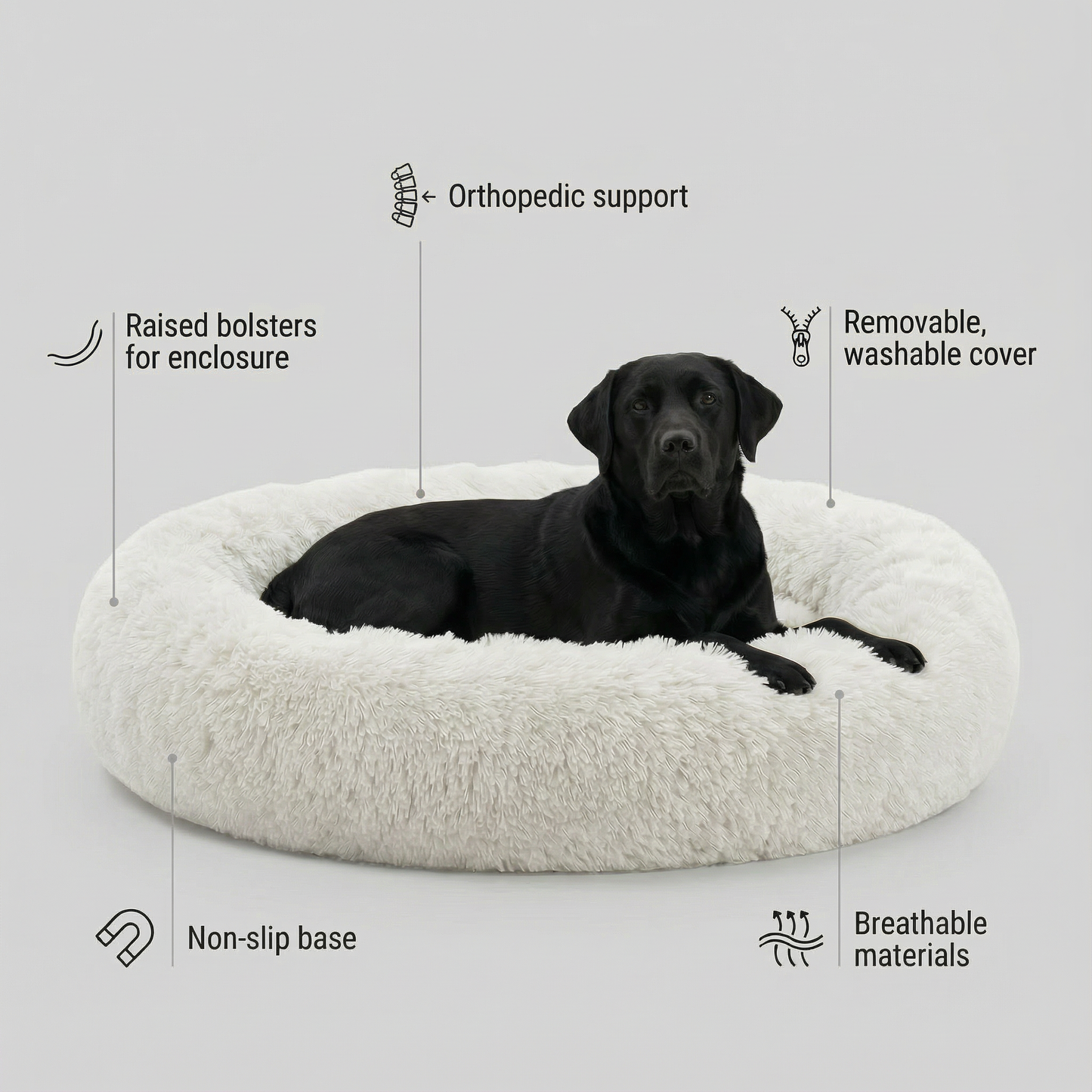 Still Dual-Rest Orthopedic Dog Bed