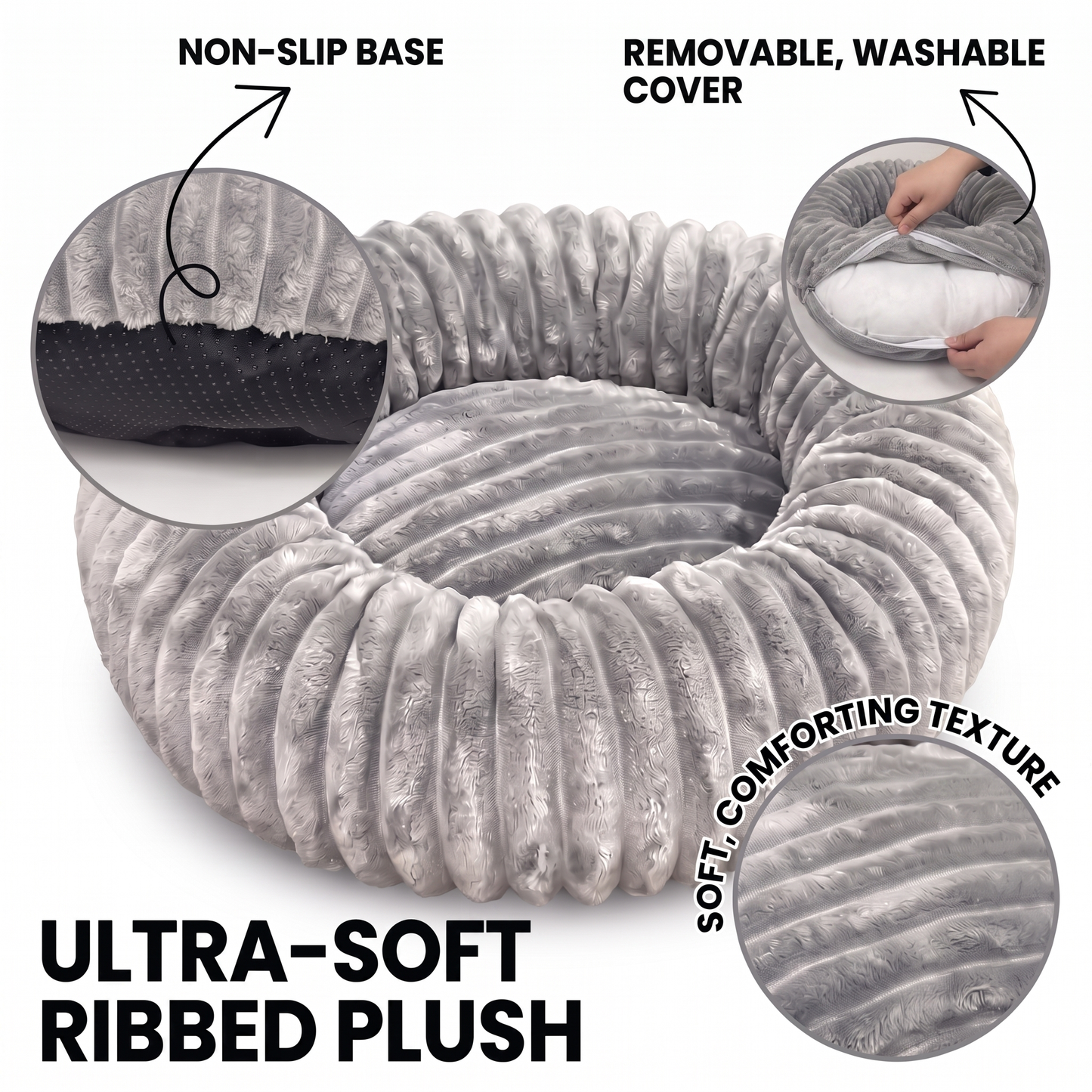 Dual-Rest Orthopedic Dog Bed